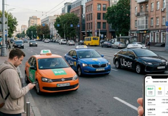 Bolt, Uklon та Uber у Києві